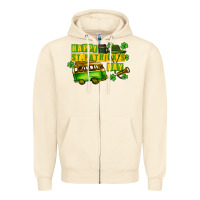 Sandshell Camper Happy St. Patrick's Day Zipper Hoodie - CowGirlArtShop