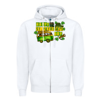 Camper Happy St. Patrick's Day Zipper Hoodie | Teevron