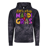 Cloud Black little miss mardi gras Vintage Hoodie - LillyAllenDesigns
