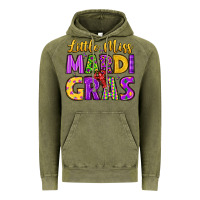 Vintage Olive little miss mardi gras Vintage Hoodie - LillyAllenDesigns