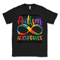 Black autism acceptance Classic Tee - LillyAllenDesigns
