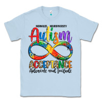 Dusty Blue autism acceptance Classic Tee - LillyAllenDesigns
