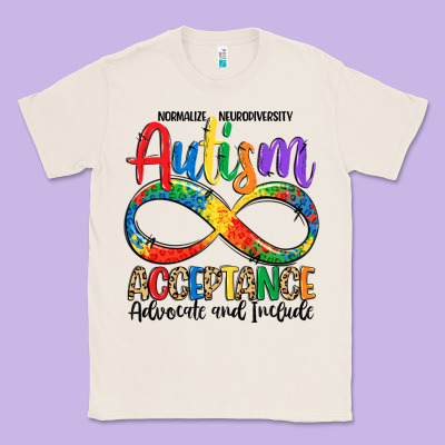 Autism Acceptance Classic Tee Designed By Lillyallendesigns