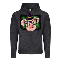 Vintage Black pig halloween Vintage Hoodie - RanaPortraitStore