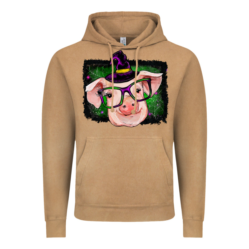 Pig Halloween Vintage Hoodie by RanaPortraitStore | Teevron