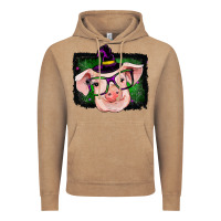 Vintage Coffee pig halloween Vintage Hoodie - RanaPortraitStore
