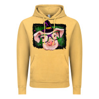 Vintage Mustard pig halloween Vintage Hoodie - RanaPortraitStore