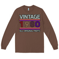 Chestnut Vintage 1980 Birthday Long Sleeve Tee - Bettercallsaul
