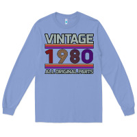 Colony Blue Vintage 1980 Birthday Long Sleeve Tee - Bettercallsaul