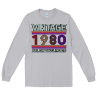 Moon Dust Vintage 1980 Birthday Long Sleeve Tee - Bettercallsaul
