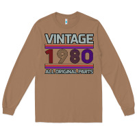 Toasted Coconut Vintage 1980 Birthday Long Sleeve Tee - Bettercallsaul