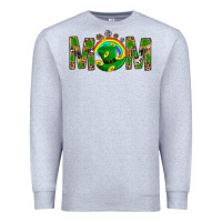Heather Grey Western Mom With Shamrocks Premium Sweatshirt - BundleAndBundleShop