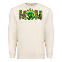 Western Mom With Shamrocks Premium Sweatshirt | Teevron
