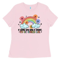 Bubblegum Pink gay pride Ladies Tee - MaliasSmallBusiness