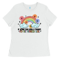 White gay pride Ladies Tee - MaliasSmallBusiness