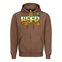 Chestnut St. Patrick's Day beer Zipper Hoodie - CowGirlArtShop