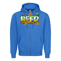 True Royal St. Patrick's Day beer Zipper Hoodie - CowGirlArtShop