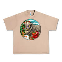 Burro christmas merino wool sheep Urban Heavy Tee - LillyAllenDesigns