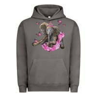 Pigment Tornado baby elephant with tutu Urban Hoodie - LillyAllenDesigns