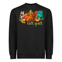 Black Love Fall y'all Heavyweight Sweatshirt - NancyCooperArtShop