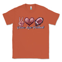 Copper peace love football Classic Tee - JahusDesignShop