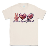 Natural peace love football Classic Tee - JahusDesignShop