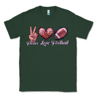 Sports Green peace love football Classic Tee - JahusDesignShop