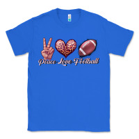 True Royal peace love football Classic Tee - JahusDesignShop