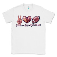 White peace love football Classic Tee - JahusDesignShop