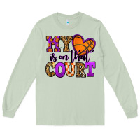 Matcha my heart is on that court basketball Long Sleeve Tee - Jasminsmagicworld