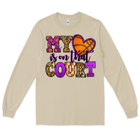 Mushroom my heart is on that court basketball Long Sleeve Tee - Jasminsmagicworld