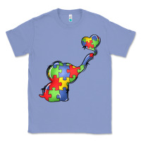 Colony Blue autism awareness elephant Classic Tee - LillyAllenDesigns