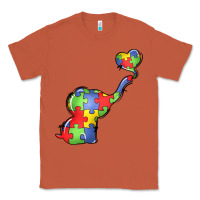 Copper autism awareness elephant Classic Tee - LillyAllenDesigns