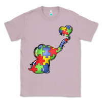 Lilac autism awareness elephant Classic Tee - LillyAllenDesigns