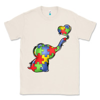 Natural autism awareness elephant Classic Tee - LillyAllenDesigns