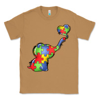 Toasted Coconut autism awareness elephant Classic Tee - LillyAllenDesigns