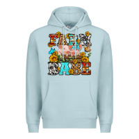 Blue Mist western farm babe Premium Hoodie - OliviaCreatesArt