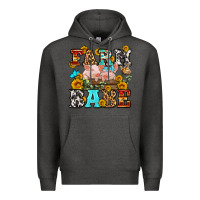 Charcoal Heather western farm babe Premium Hoodie - OliviaCreatesArt