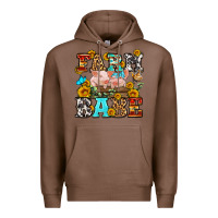 Chestnut western farm babe Premium Hoodie - OliviaCreatesArt