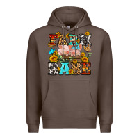 Coffee western farm babe Premium Hoodie - OliviaCreatesArt