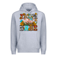 Heather Grey western farm babe Premium Hoodie - OliviaCreatesArt