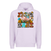 Lilac western farm babe Premium Hoodie - OliviaCreatesArt