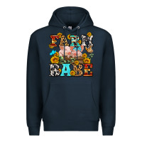 Navy western farm babe Premium Hoodie - OliviaCreatesArt