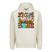 Oatmeal Heather western farm babe Premium Hoodie - OliviaCreatesArt