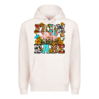 Pale Pink western farm babe Premium Hoodie - OliviaCreatesArt