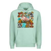 Seafoam western farm babe Premium Hoodie - OliviaCreatesArt