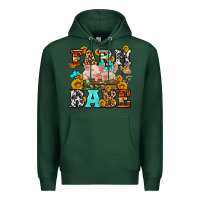 Sports Green western farm babe Premium Hoodie - OliviaCreatesArt