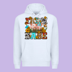 Western Farm Babe Premium Hoodie Designed By Oliviacreatesart