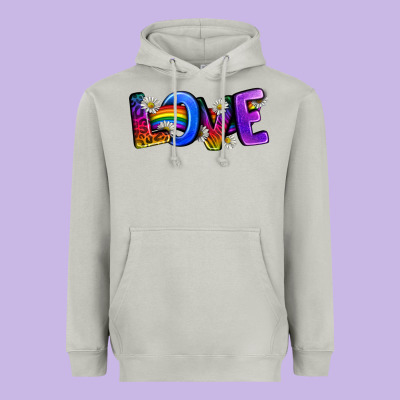 Western Love Lgbtq+ Heavyweight Hoodie Designed By Bundleandbundleshop