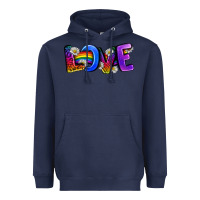 Navy Western Love LGBTQ+ Heavyweight Hoodie - BundleAndBundleShop